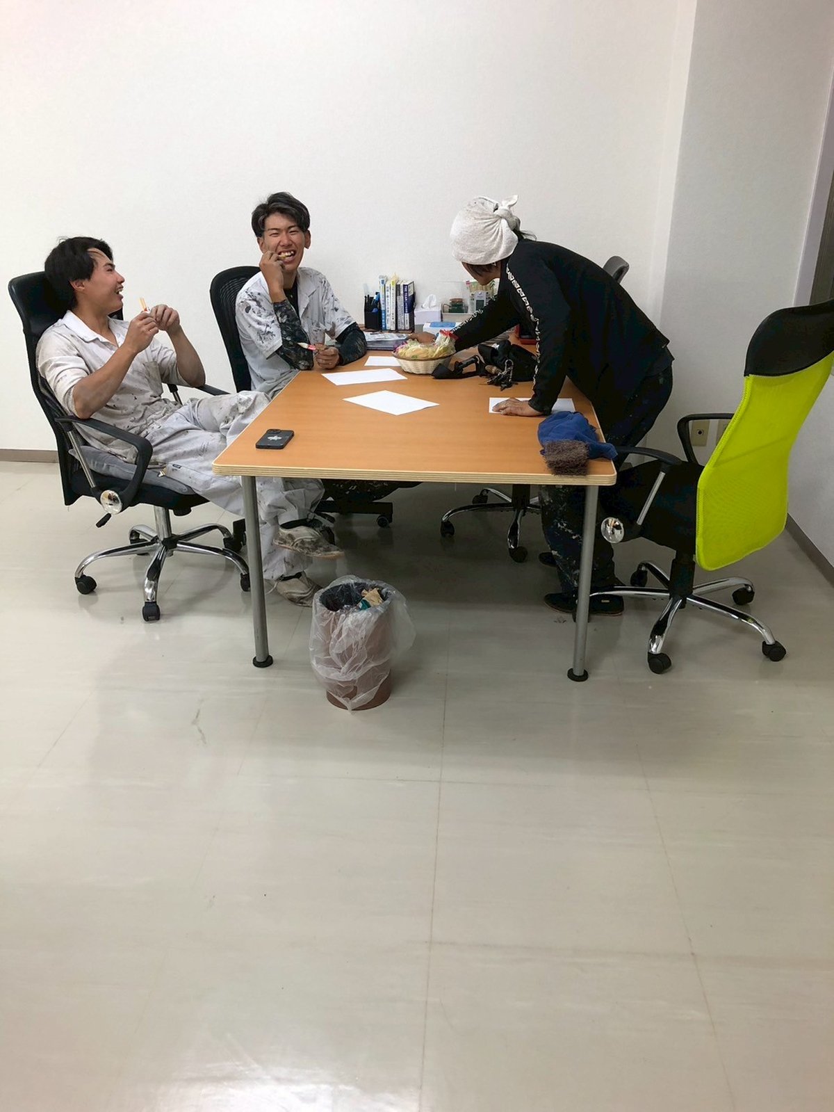 現場ミーティング