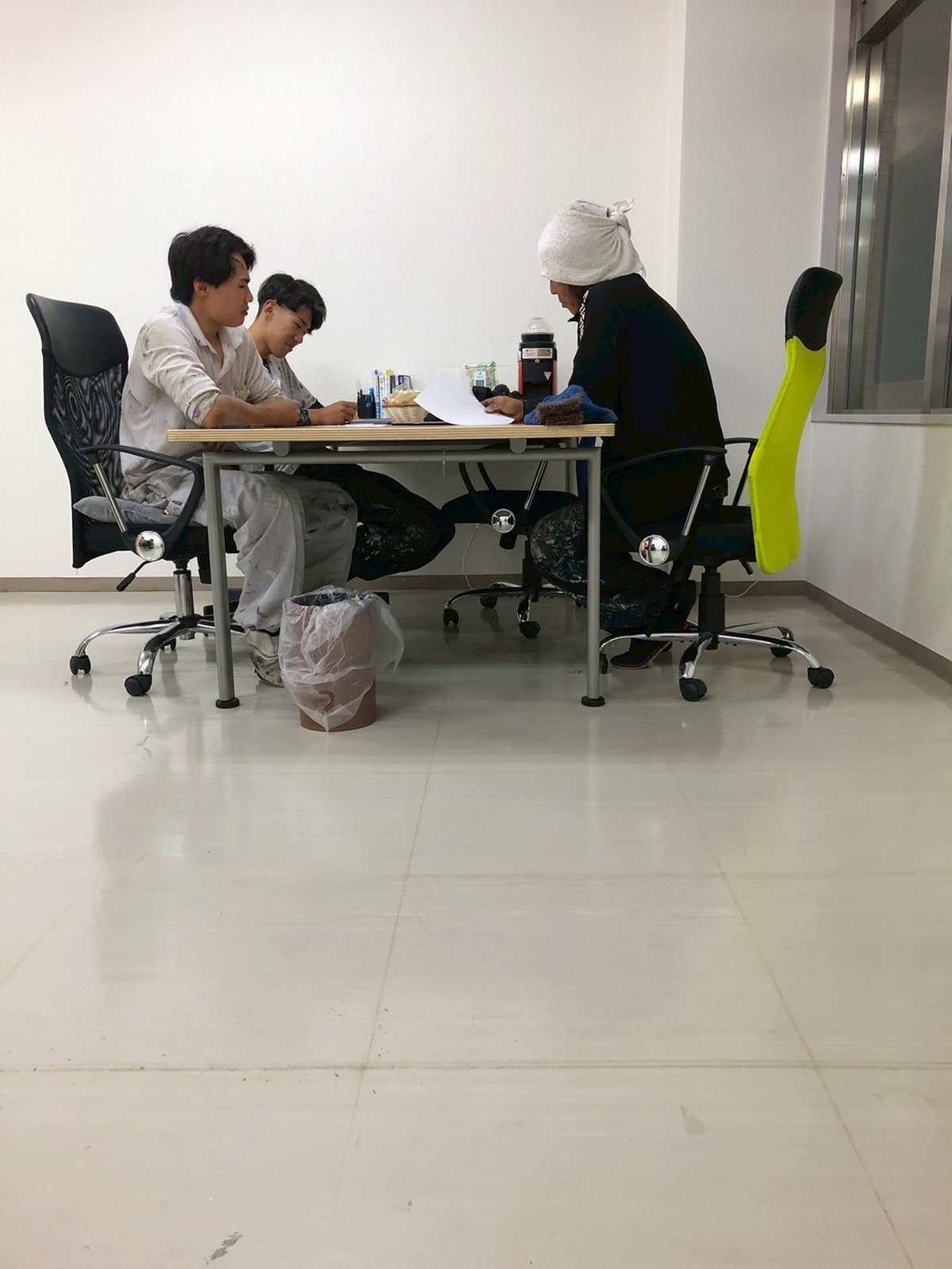 打合せ中の様子